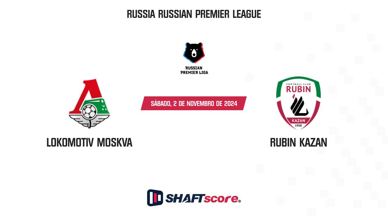 Palpite: Lokomotiv Moskva vs Rubin Kazan