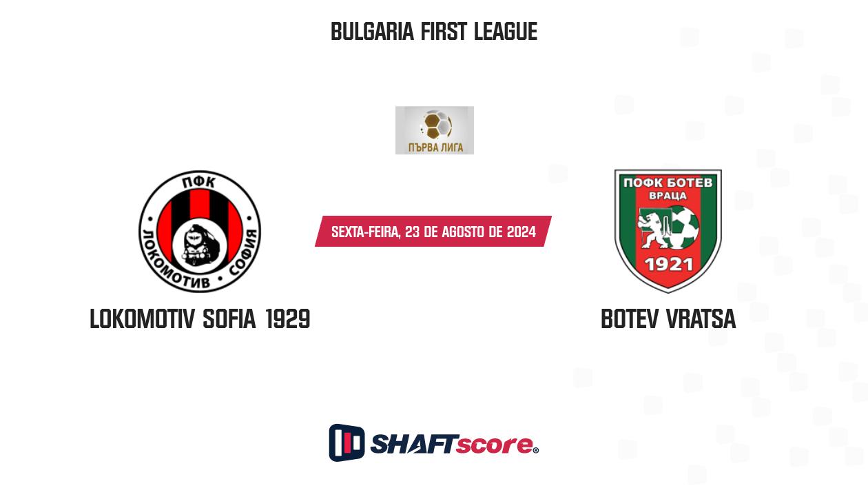 Palpite: Lokomotiv Sofia 1929 vs Botev Vratsa