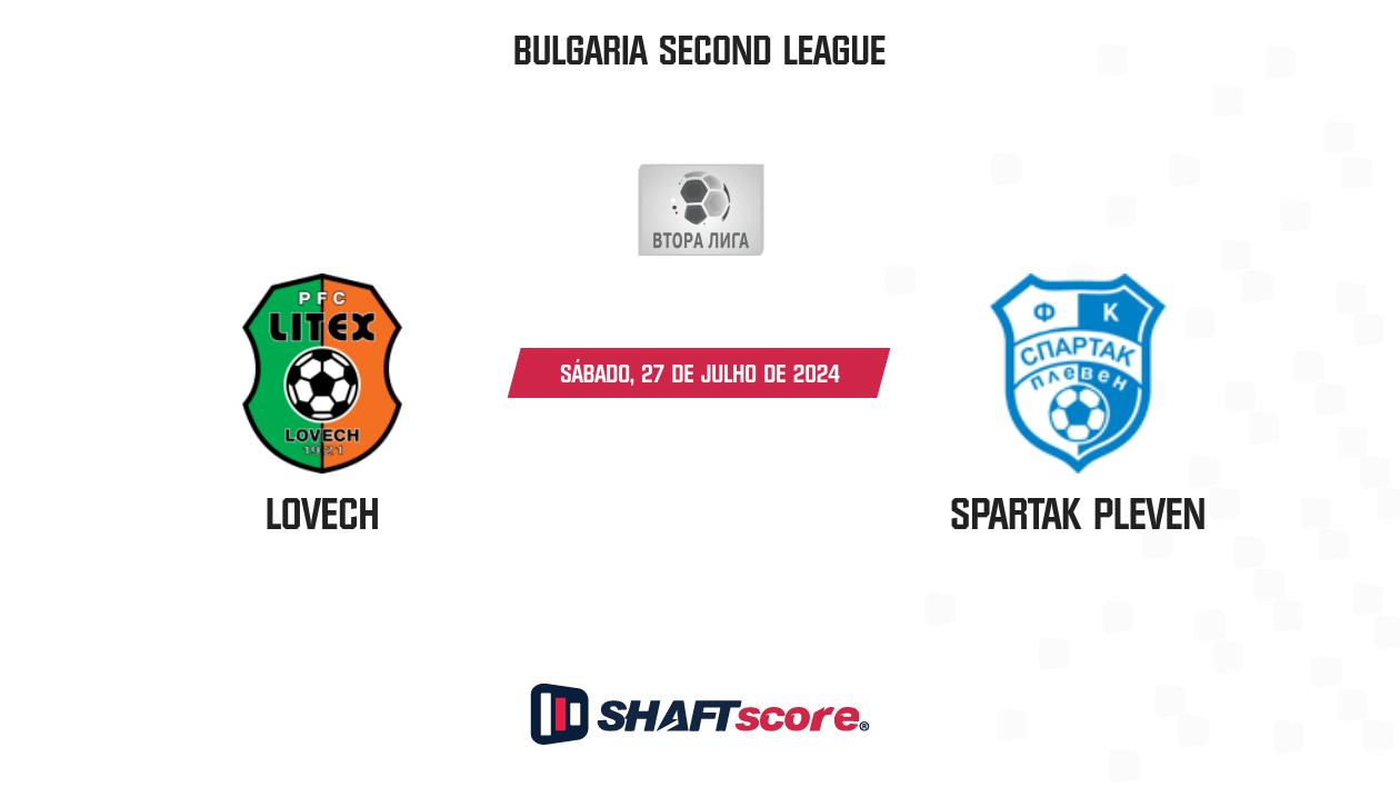 Palpite: Lovech vs Spartak Pleven