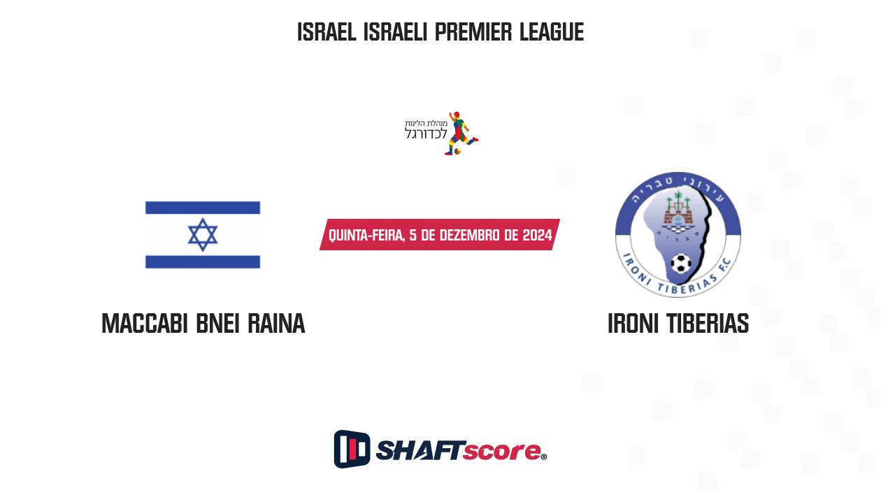 Palpite: Maccabi Bnei Raina vs Ironi Tiberias