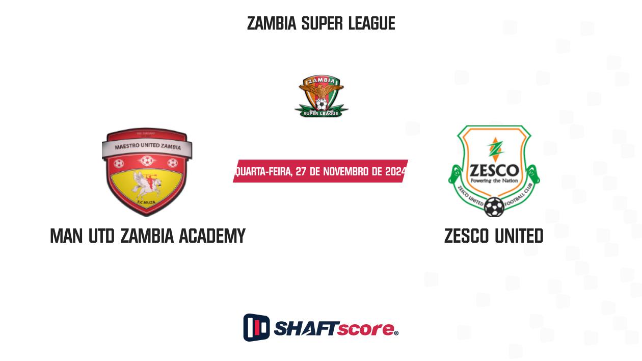 Palpite: Man Utd Zambia Academy vs ZESCO United