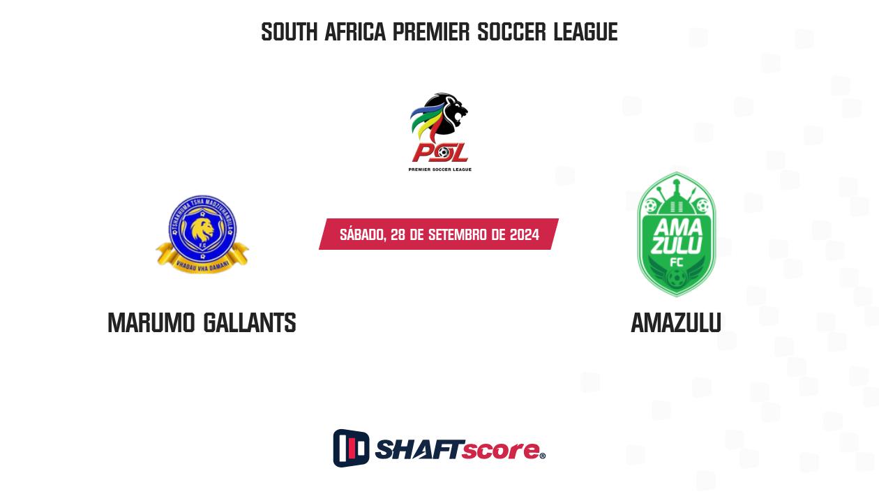 Palpite: Marumo Gallants vs AmaZulu