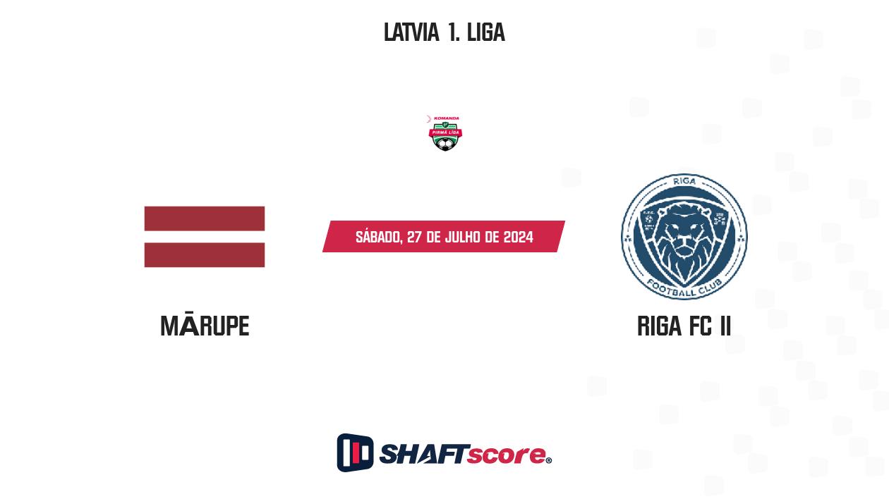 Palpite: Mārupe vs Riga FC II