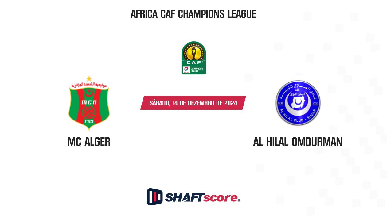 Palpite: MC Alger vs Al Hilal Omdurman