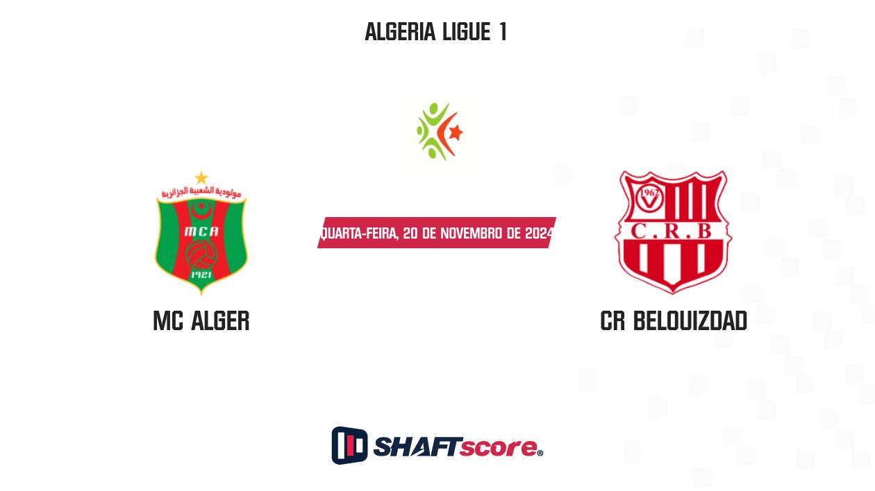 Palpite: MC Alger vs CR Belouizdad