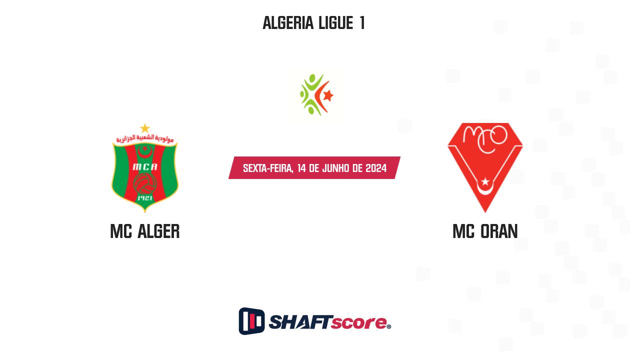 Palpite: MC Alger vs MC Oran