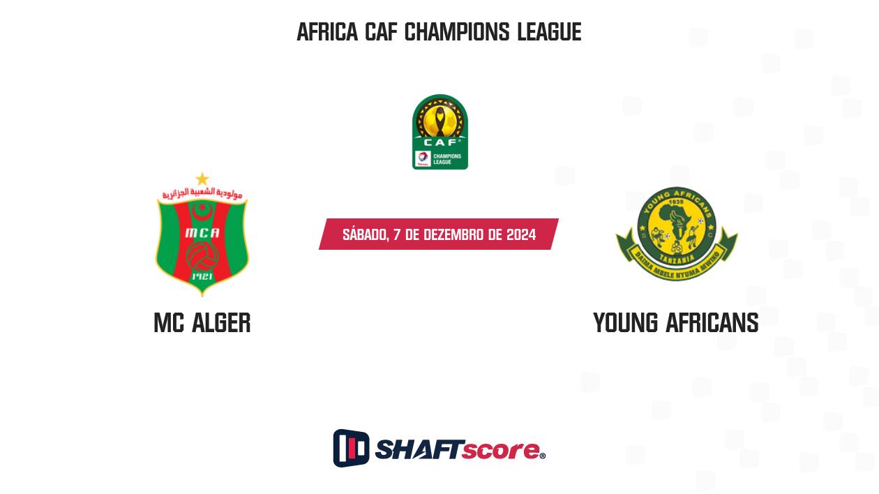 Palpite: MC Alger vs Young Africans