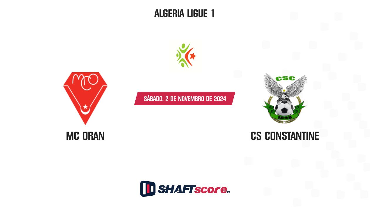 Palpite: MC Oran vs CS Constantine