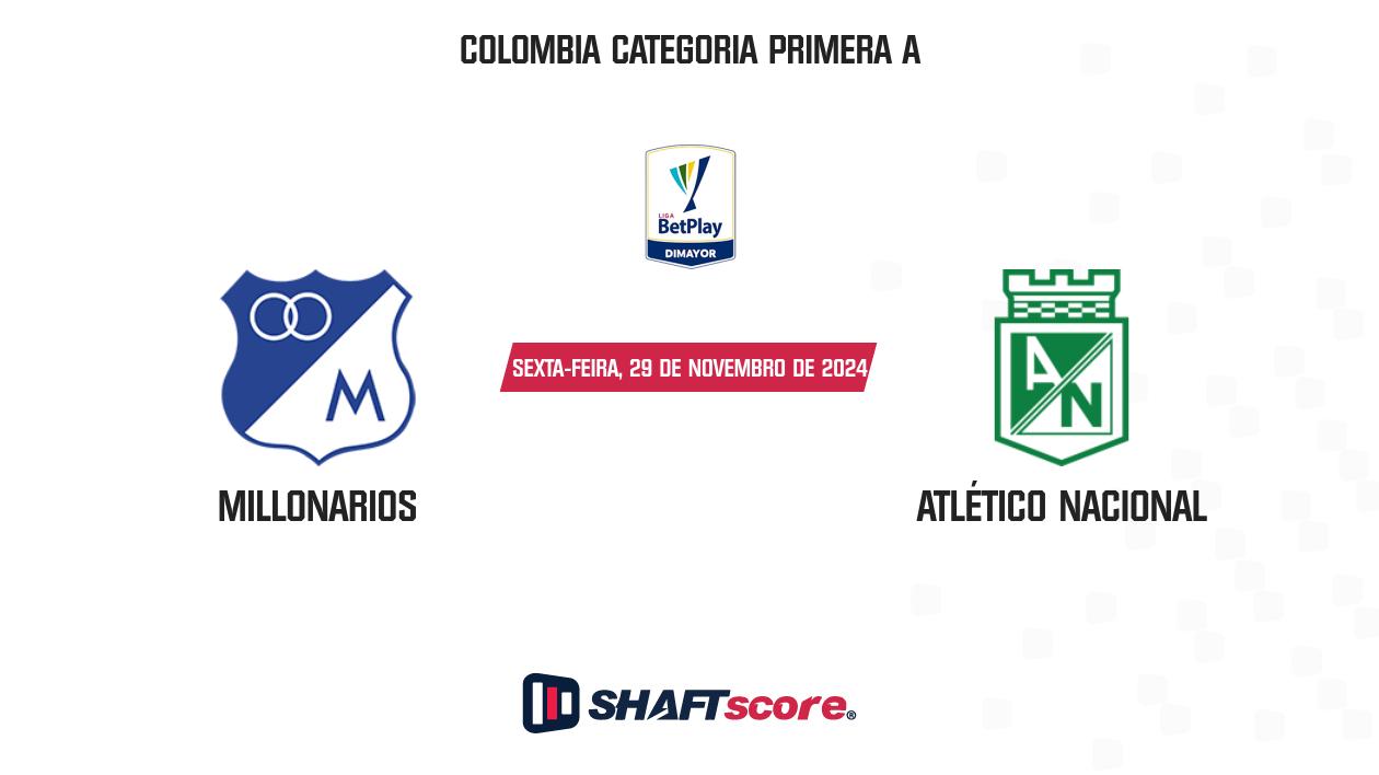 Palpite: Millonarios vs Atlético Nacional