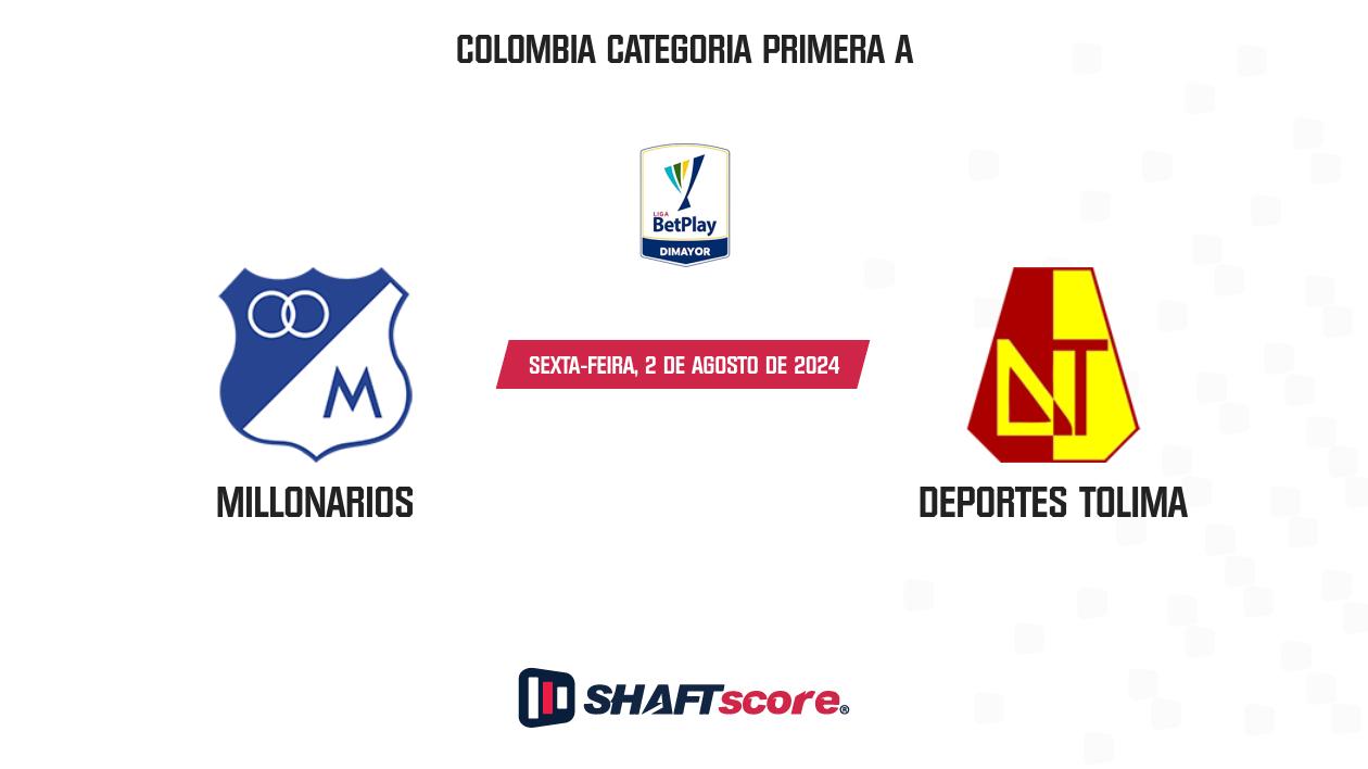 Palpite: Millonarios vs Deportes Tolima