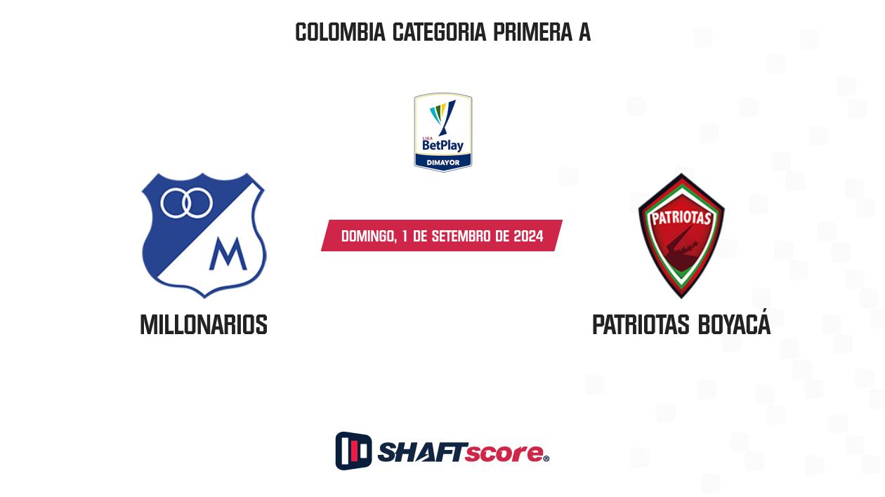 Palpite: Millonarios vs Patriotas Boyacá