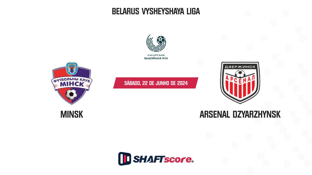 Palpite: Minsk vs Arsenal Dzyarzhynsk