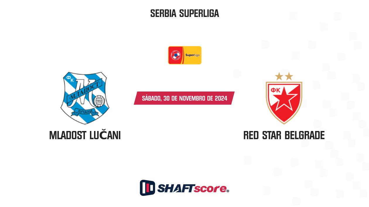 Palpite: Mladost Lučani vs Red Star Belgrade