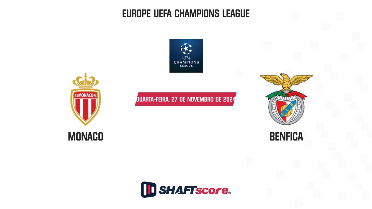 Palpite: Monaco vs Benfica