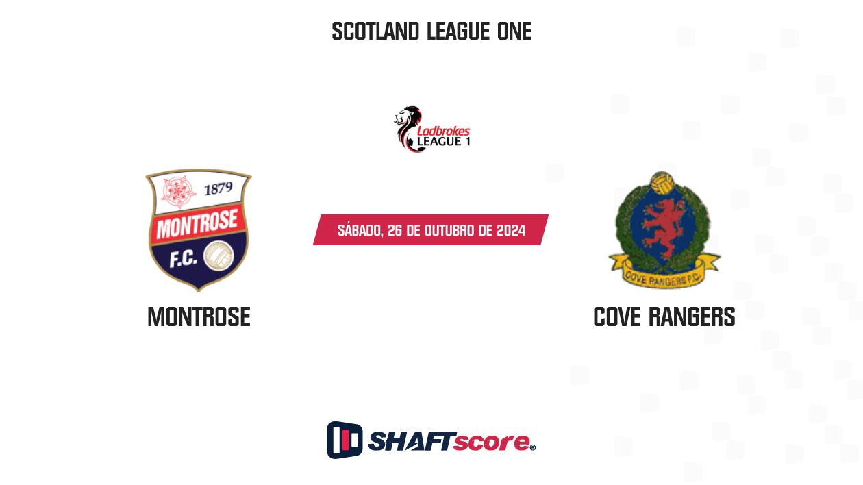 Palpite: Montrose vs Cove Rangers