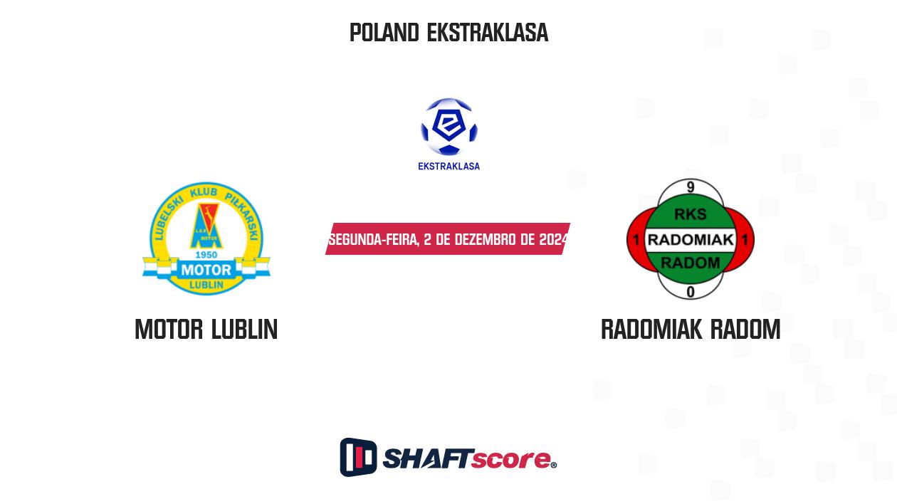 Palpite: Motor Lublin vs Radomiak Radom