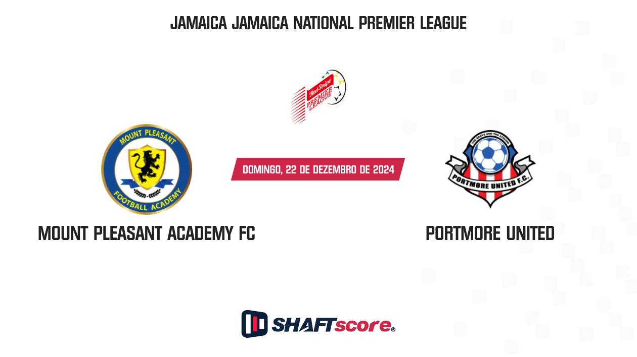 Palpite: Mount Pleasant Academy FC vs Portmore United