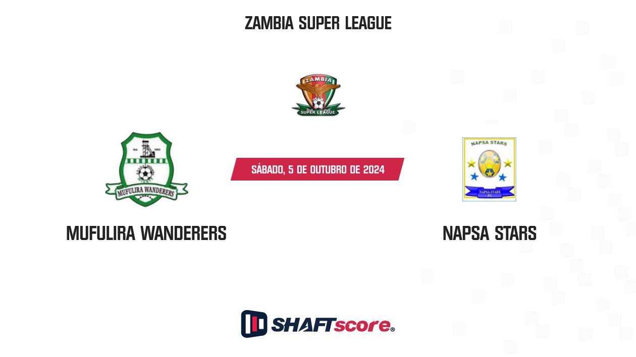 Palpite: Mufulira Wanderers vs NAPSA Stars