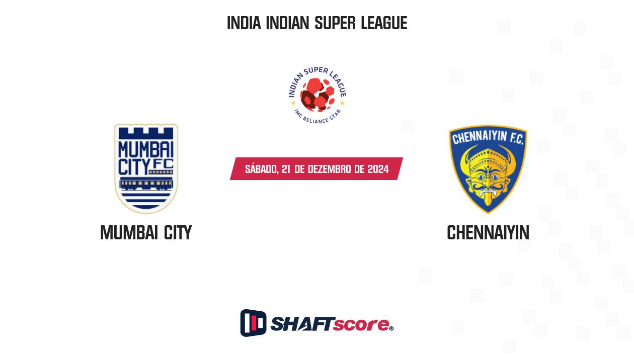 Palpite: Mumbai City vs Chennaiyin