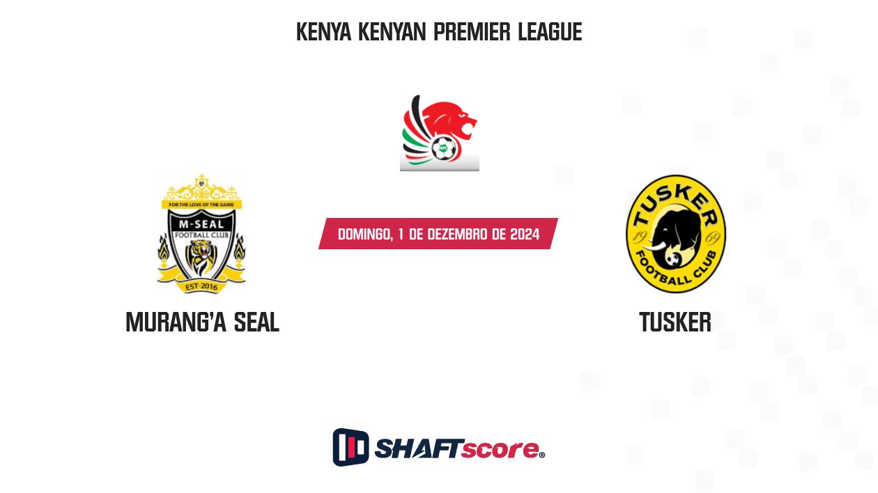 Palpite: Murang'a SEAL vs Tusker