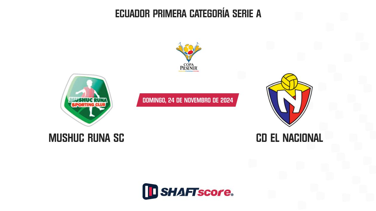 Palpite: Mushuc Runa SC vs CD El Nacional