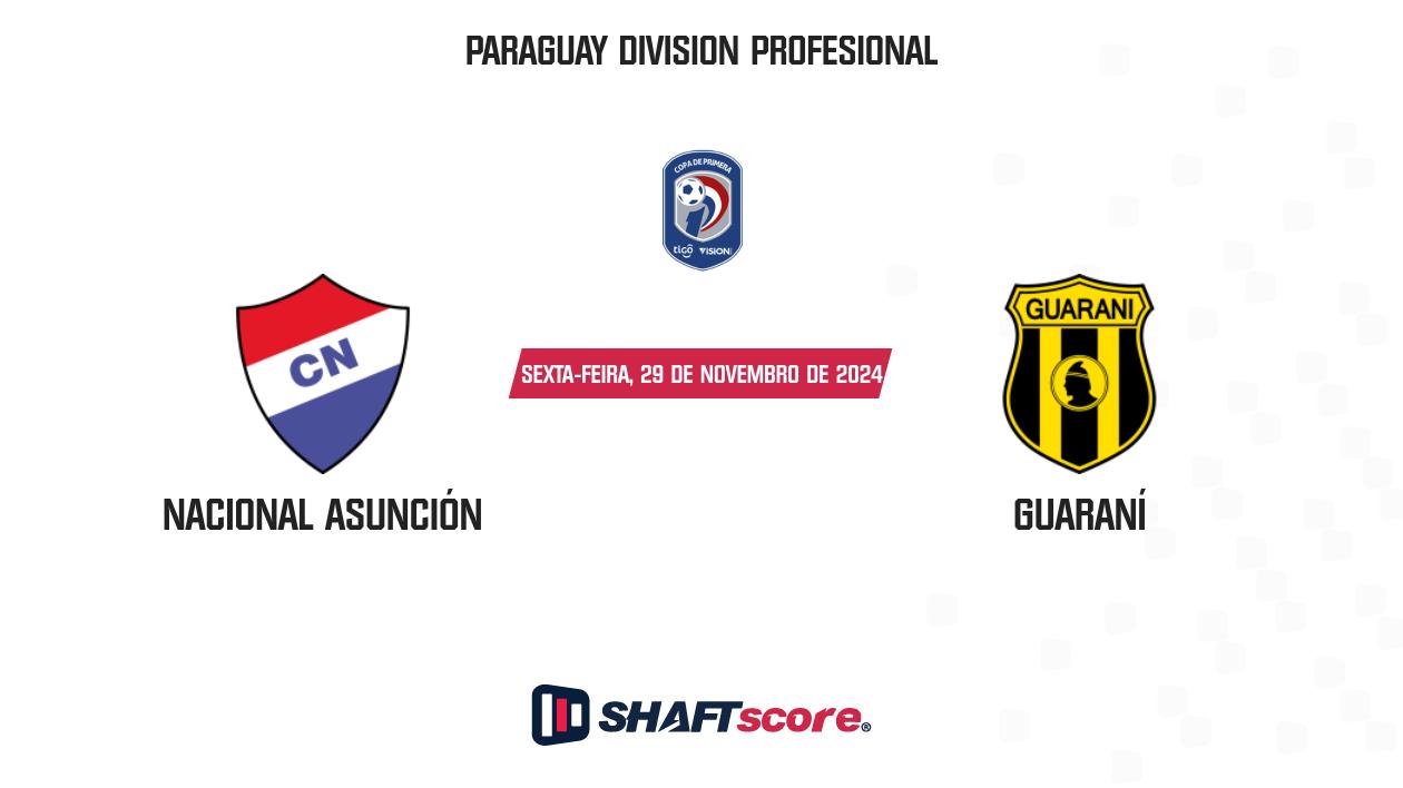 Palpite: Nacional Asunción vs Guaraní