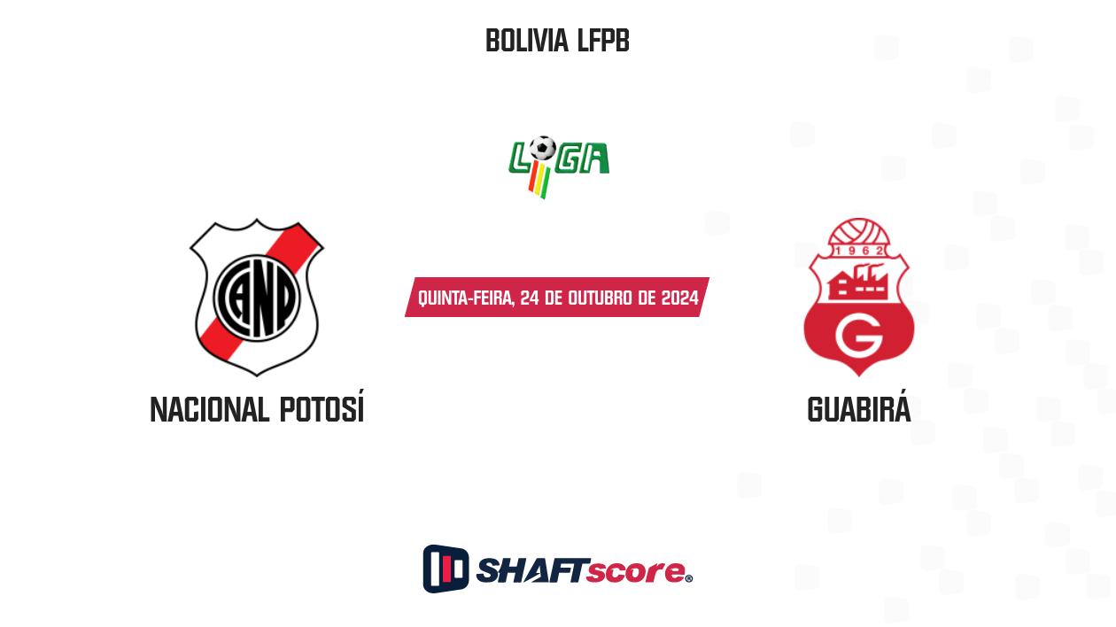 Palpite: Nacional Potosí vs Guabirá