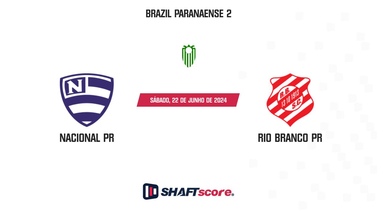 Palpite: Nacional PR vs Rio Branco PR