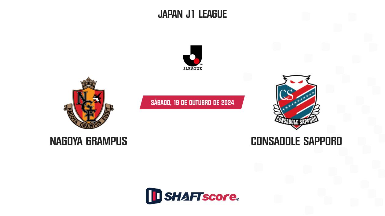 Palpite: Nagoya Grampus vs Consadole Sapporo