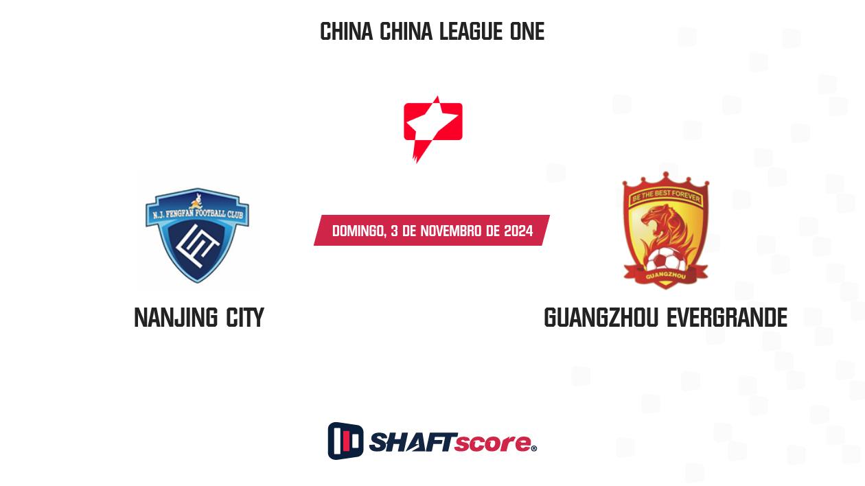 Palpite: Nanjing City vs Guangzhou Evergrande