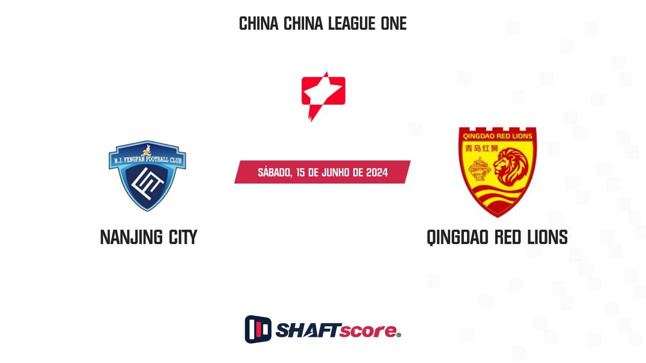 Palpite: Nanjing City vs Qingdao Red Lions