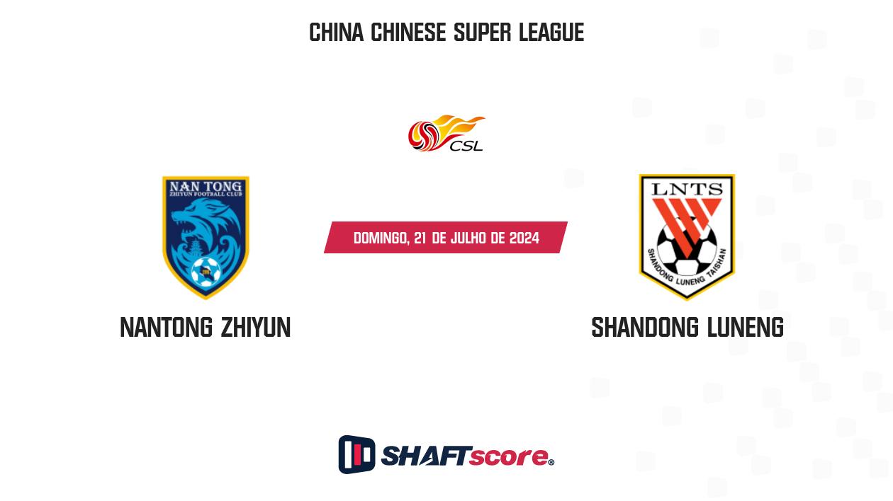 Palpite: Nantong Zhiyun vs Shandong Luneng