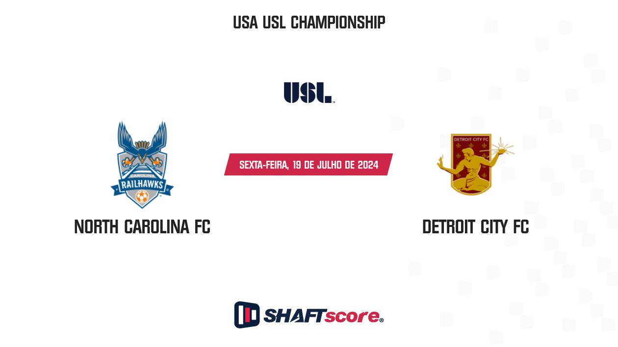 Palpite: North Carolina FC vs Detroit City FC