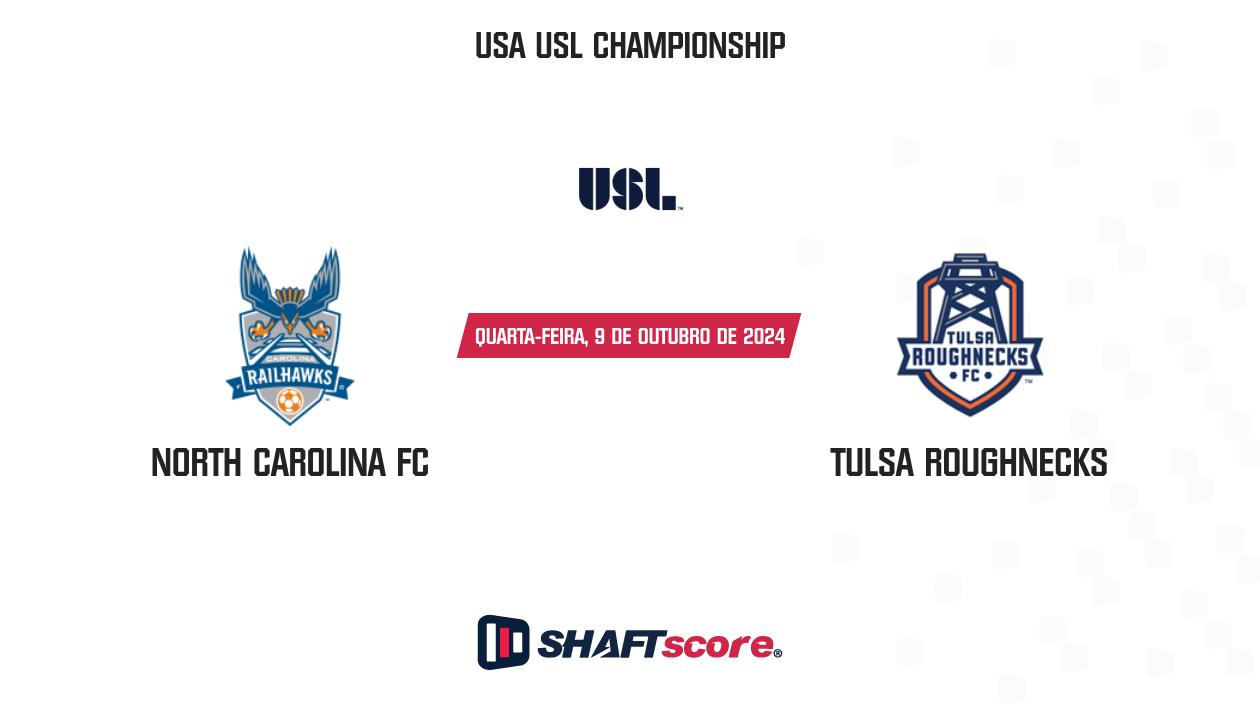 Palpite: North Carolina FC vs Tulsa Roughnecks