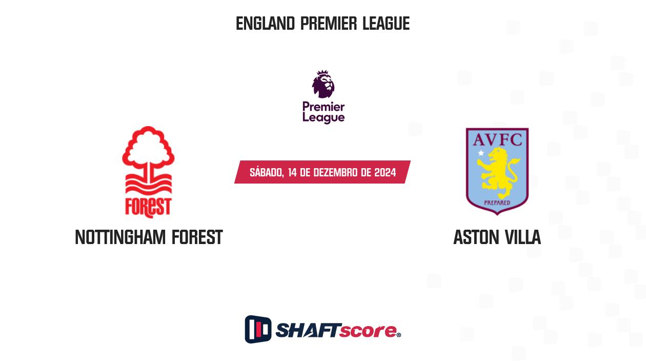 Palpite: Nottingham Forest vs Aston Villa