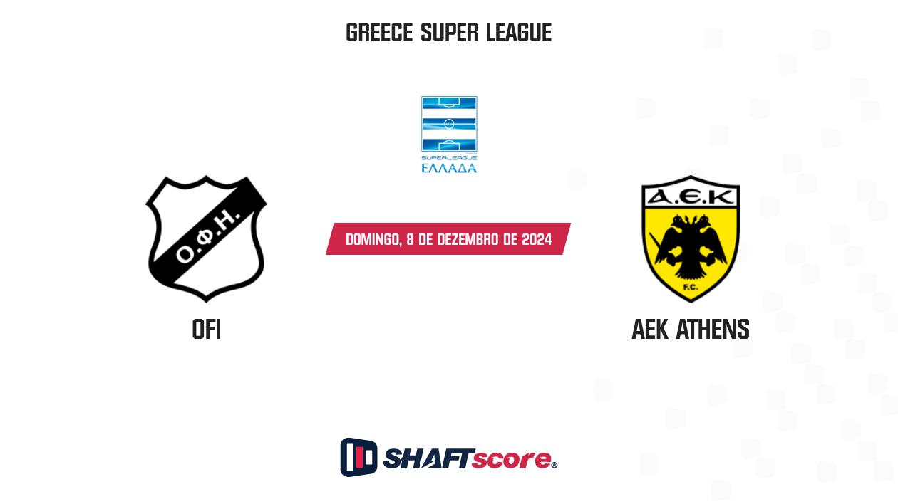 Palpite: OFI vs AEK Athens