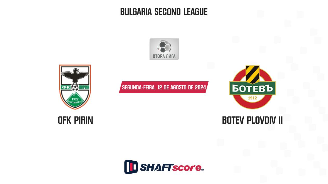 Palpite: OFK Pirin vs Botev Plovdiv II