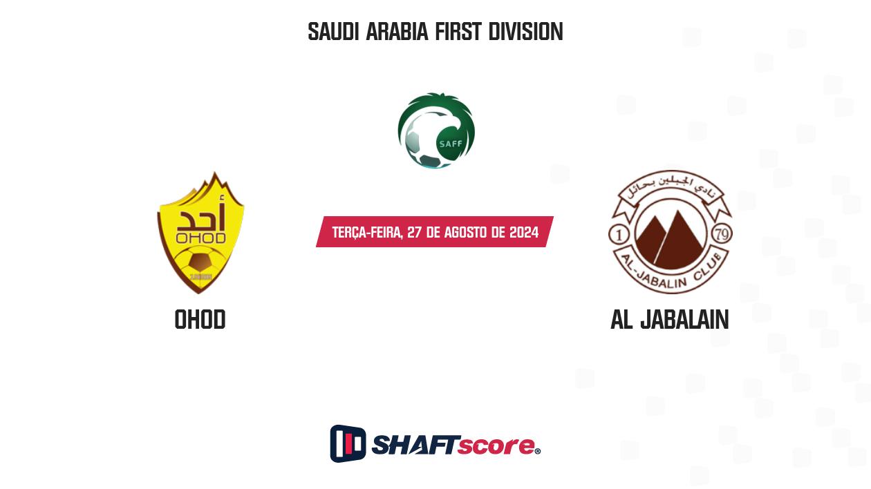 Palpite: Ohod vs Al Jabalain