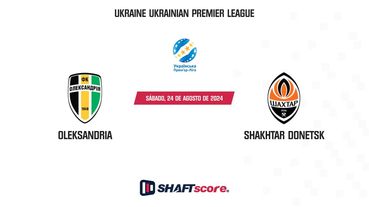 Palpite: Oleksandria vs Shakhtar Donetsk