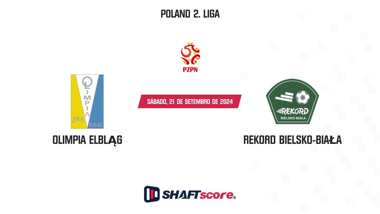 Palpite: Olimpia Elbląg vs Rekord Bielsko-Biała