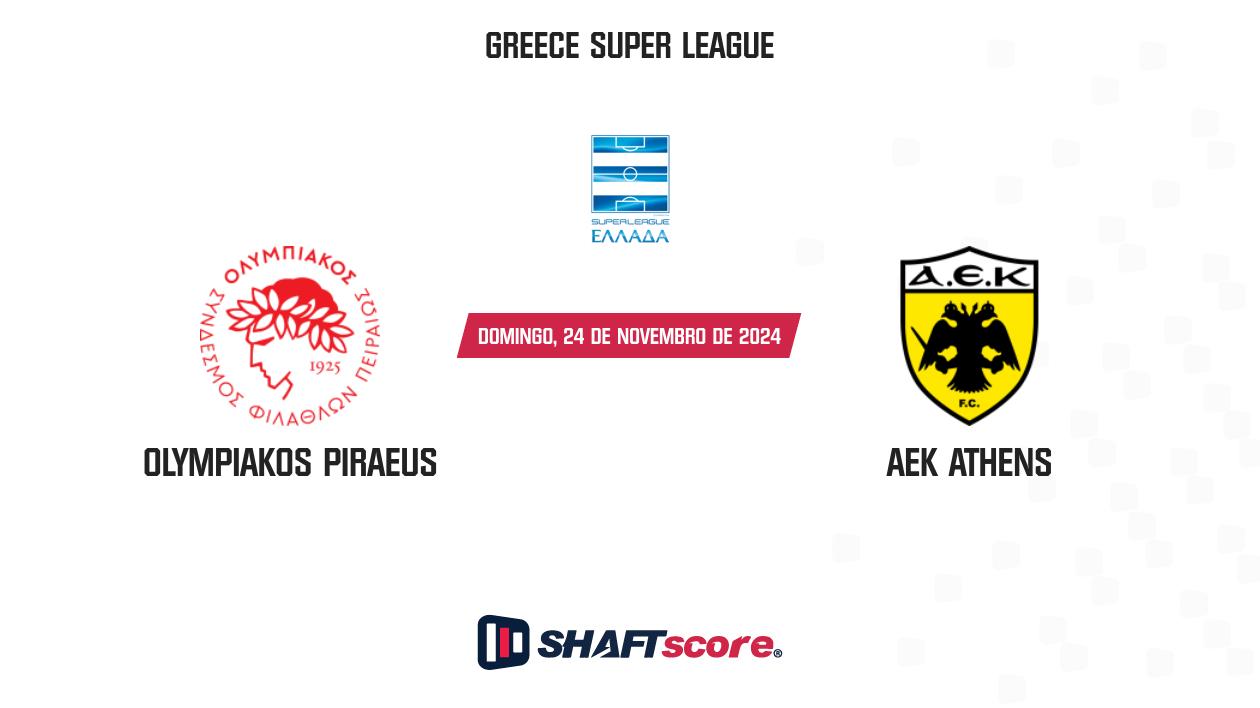 Palpite: Olympiakos Piraeus vs AEK Athens