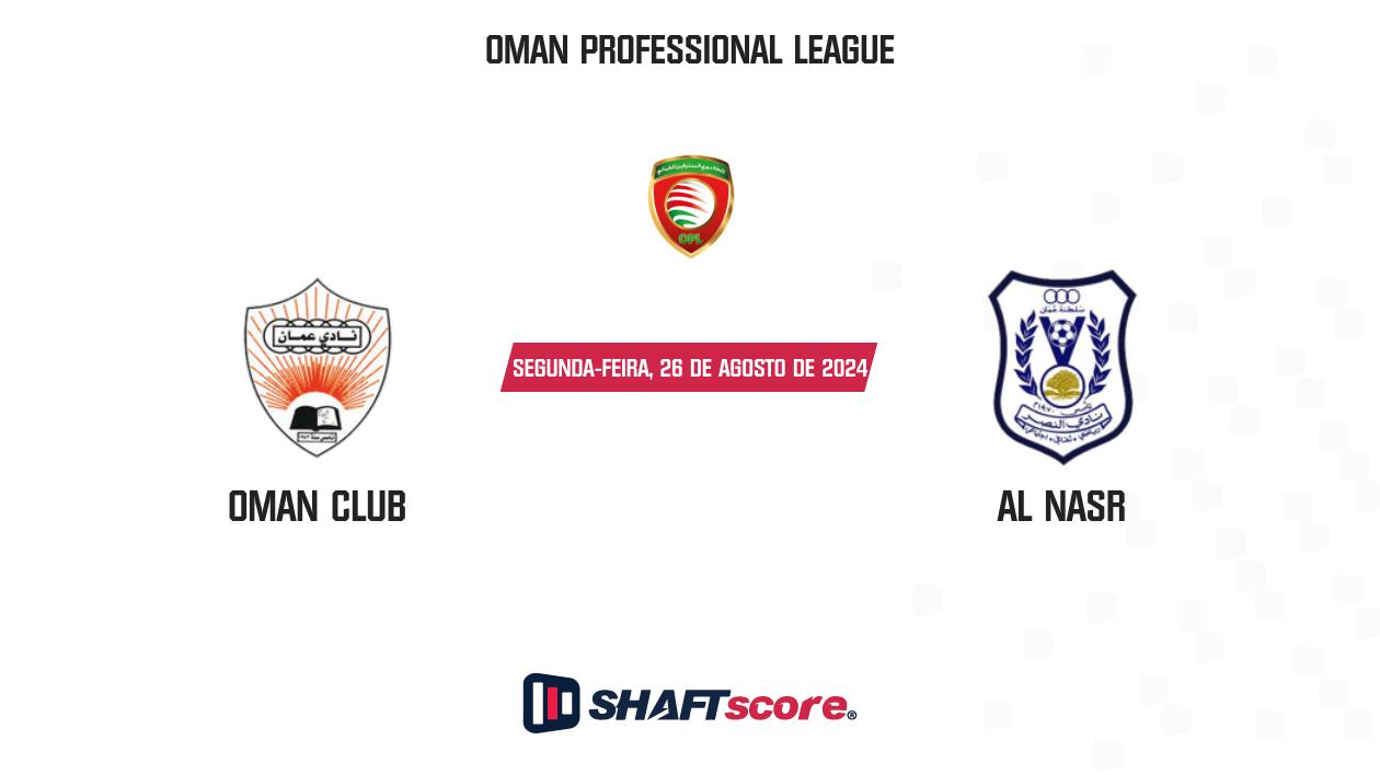 Palpite: Oman Club vs Al Nasr