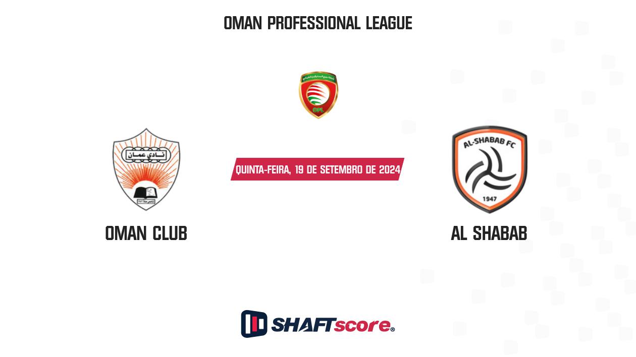 Palpite: Oman Club vs Al Shabab