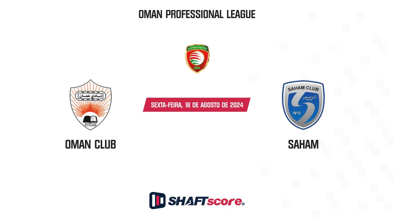 Palpite: Oman Club vs Saham