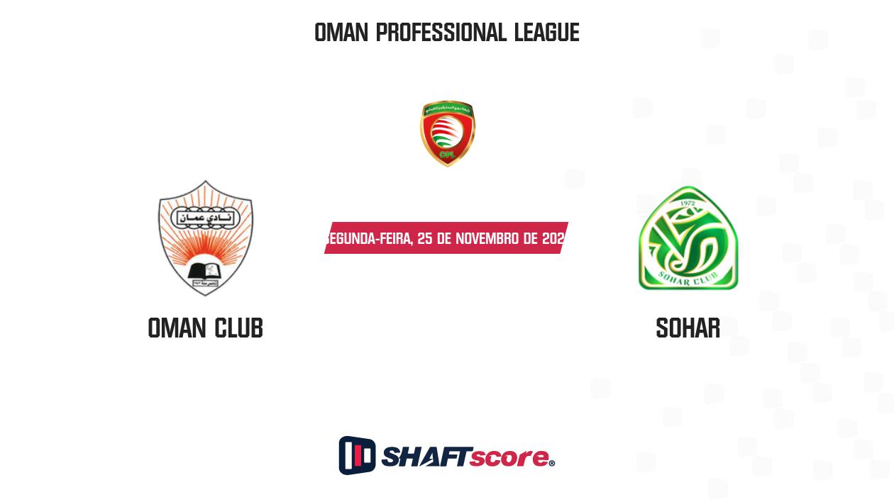 Palpite: Oman Club vs Sohar