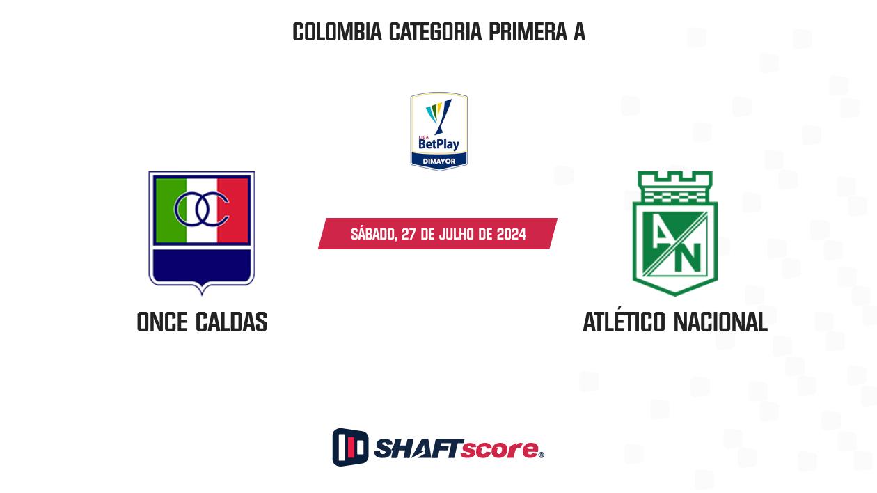 Palpite: Once Caldas vs Atlético Nacional