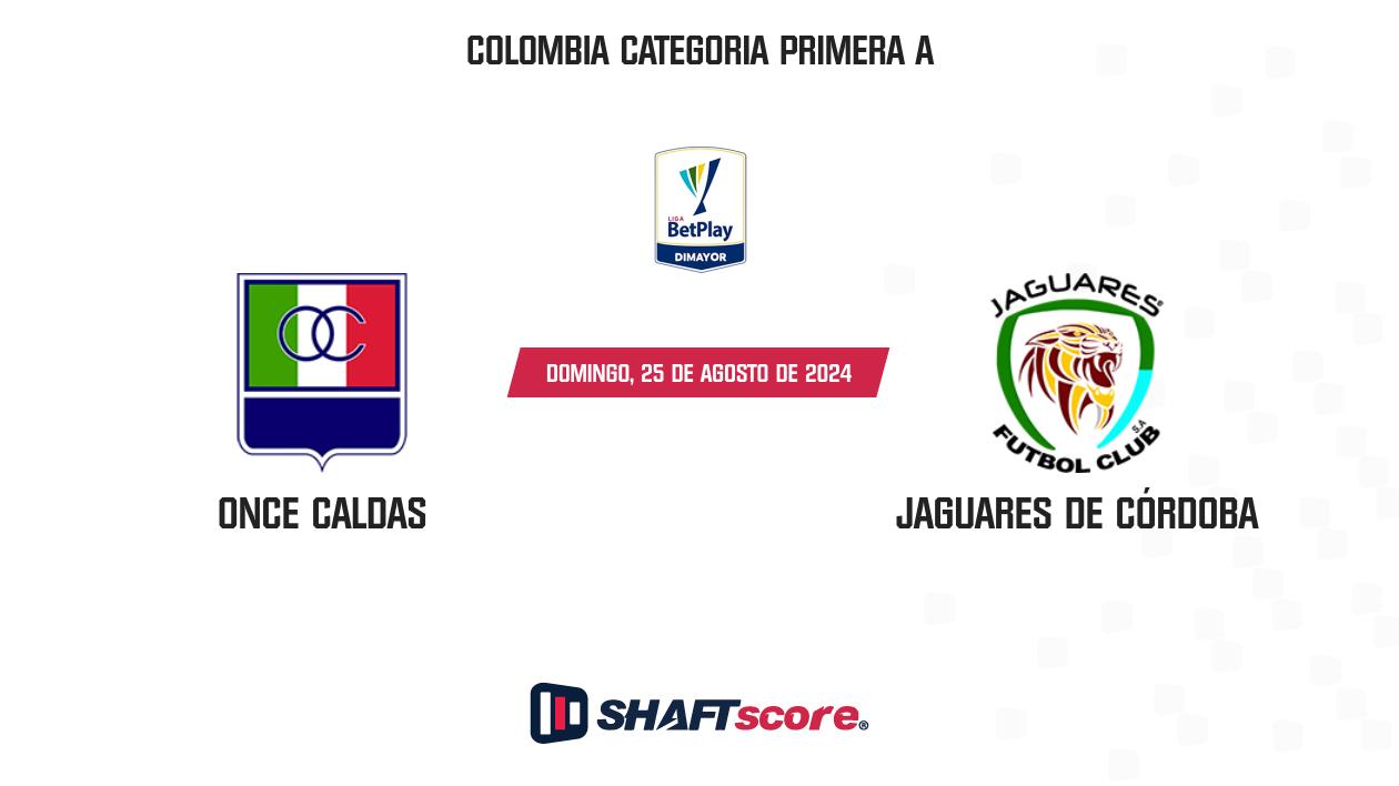 Palpite: Once Caldas vs Jaguares de Córdoba