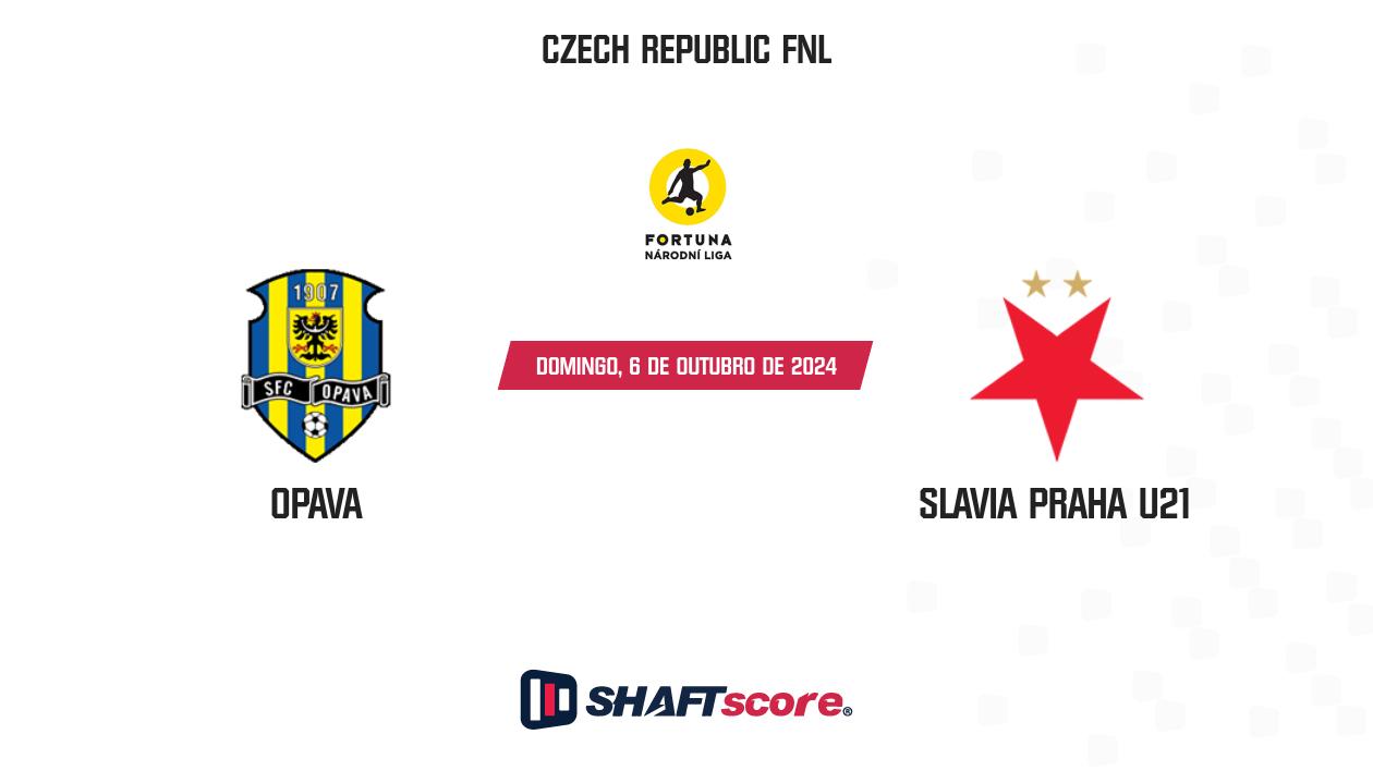 Palpite: Opava vs Slavia Praha U21