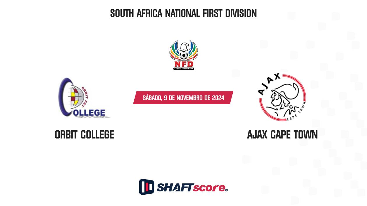 Palpite: Orbit College vs Ajax Cape Town