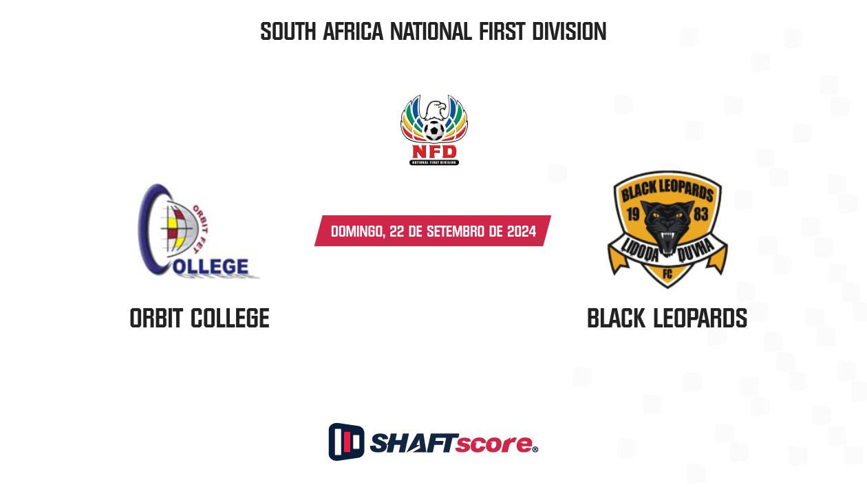 Palpite: Orbit College vs Black Leopards